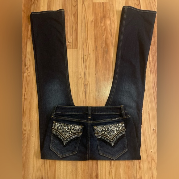 Miss Me Denim - Miss Me Embellished Dark Wash Boot Cut size 28